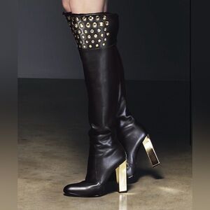 René Caovilla Over-The-Knee Boots